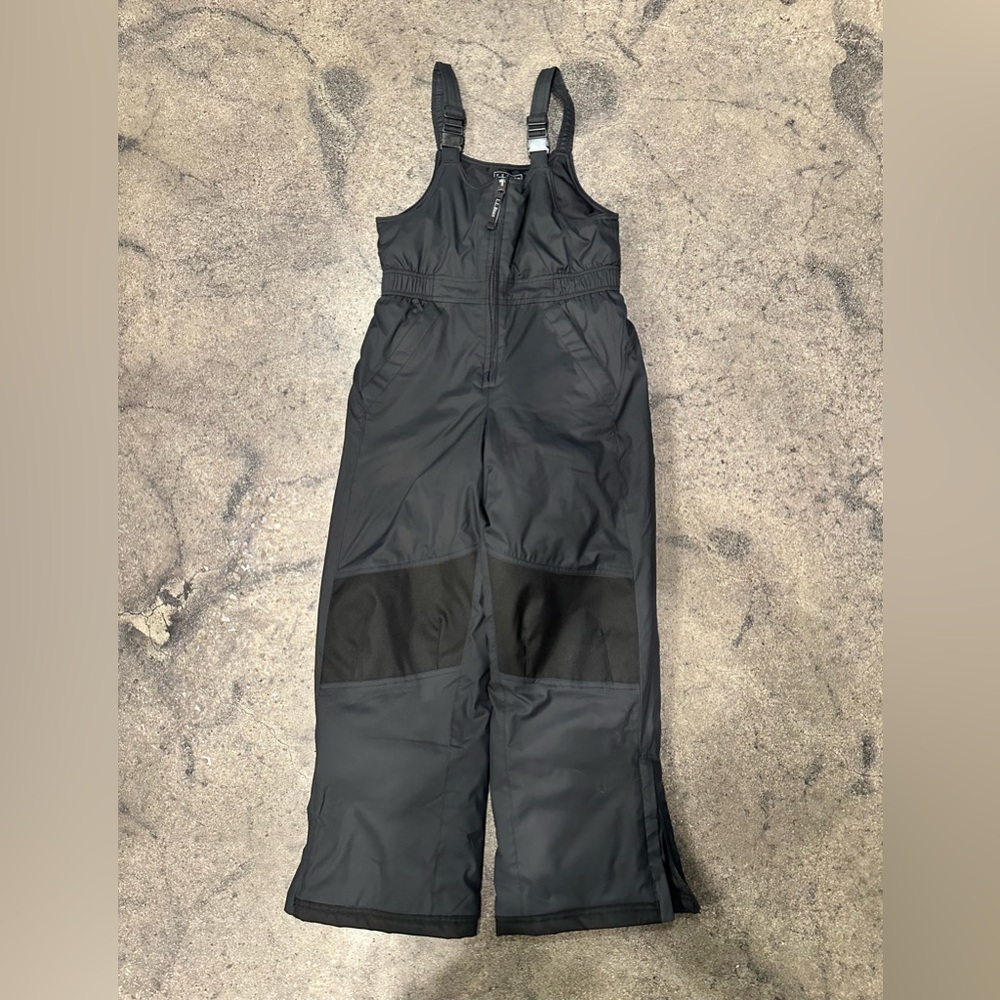 LL Bean Kids' Cold Buster Snow Bibs in size 10